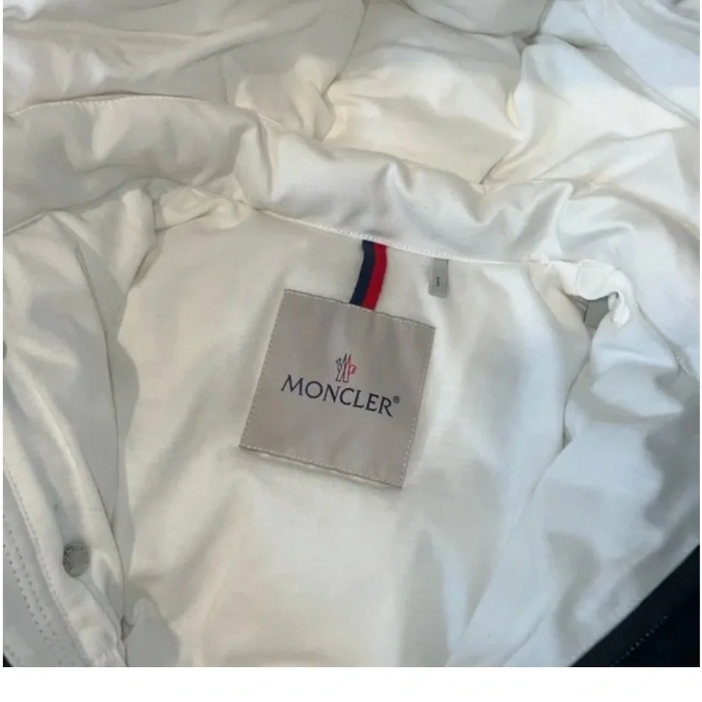 Moncler Black and White Baby Quilted Snowsuit